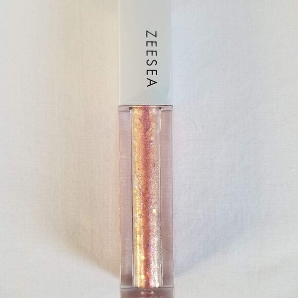 Zeesea - Glitter Liquid Eyeshadow - 12# - Peachy Soda - Picture 7 of 10